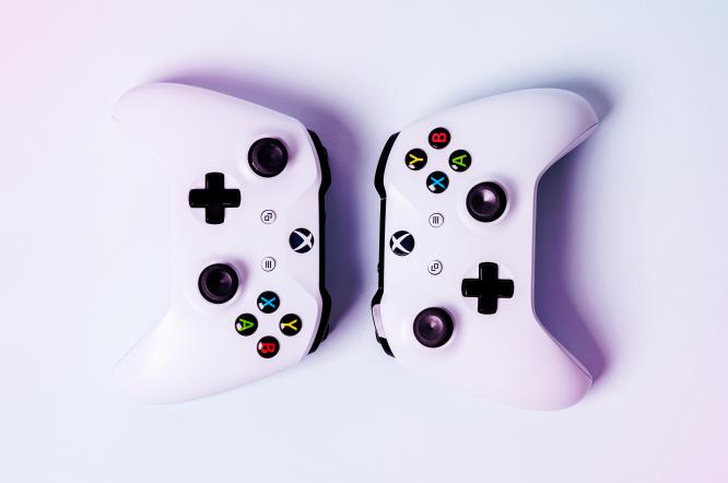 image of a pair of affordable game controllers