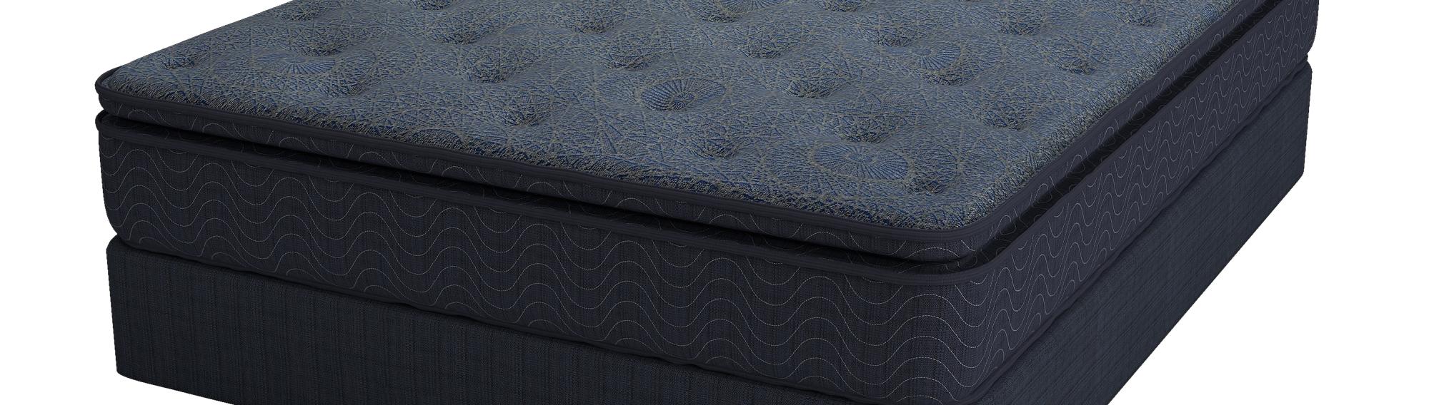 Image of a plush, affordable king mattress from Superior Rent to Own