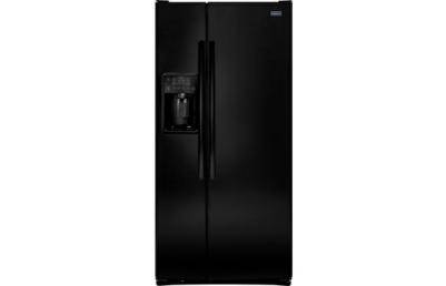 image of an affordable black double door refrigerator