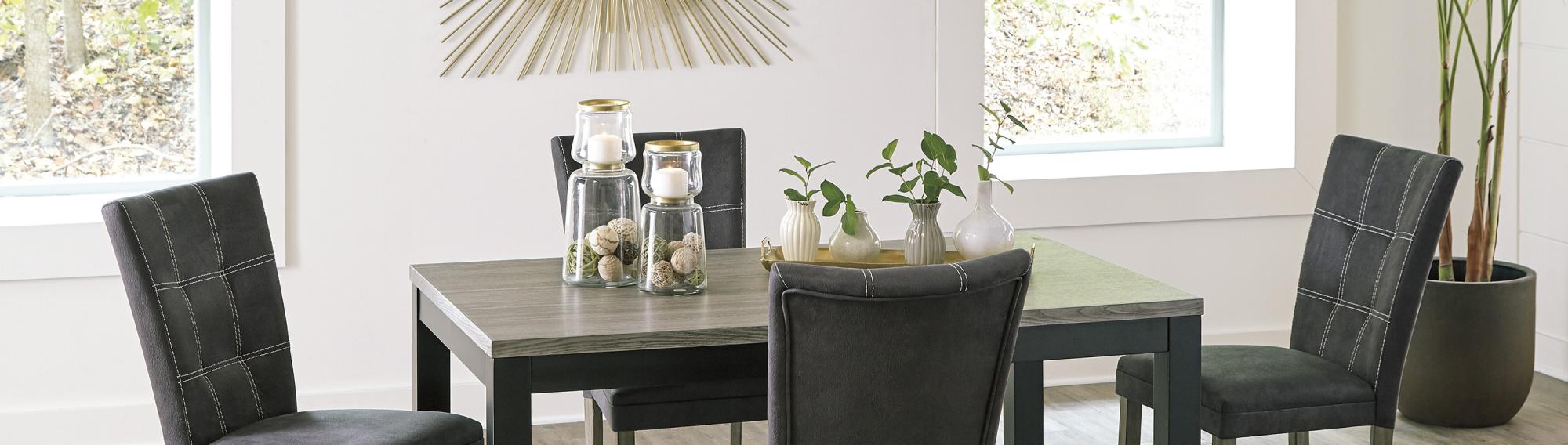 Header image of affordable dining room furniture from Superior Rent to Own