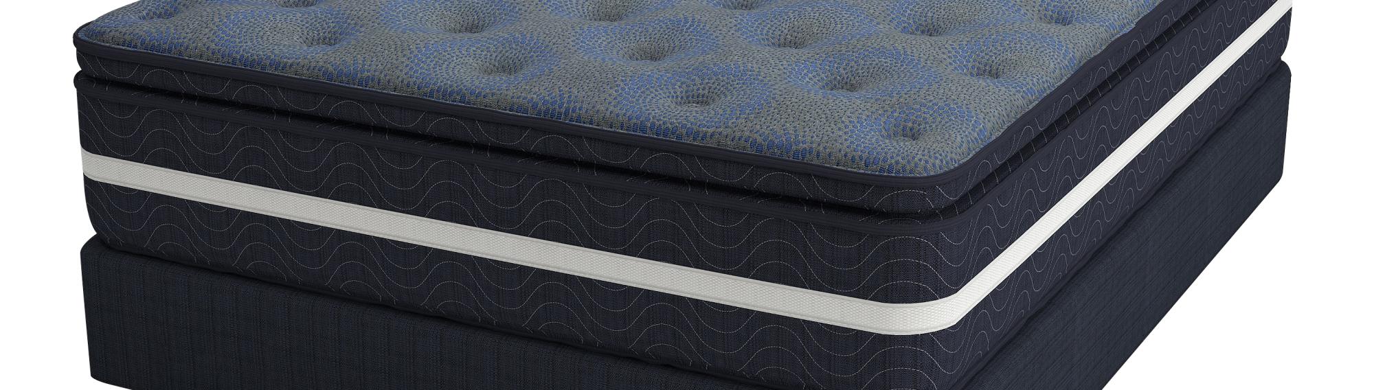 Image of a plush, affordable queen mattress from Superior Rent to Own