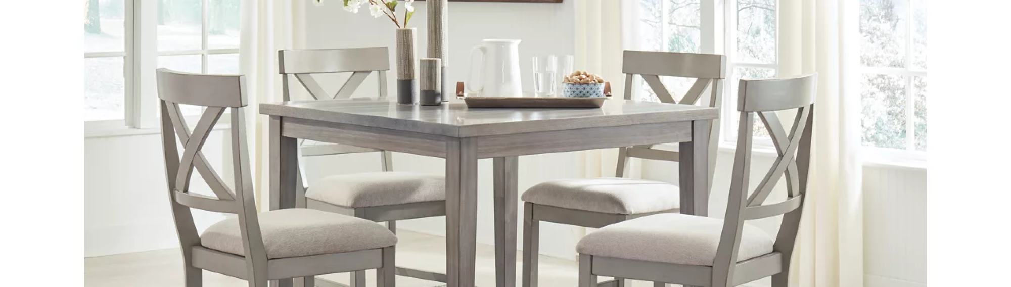 Header image of affordable dining room furniture from Superior Rent to Own