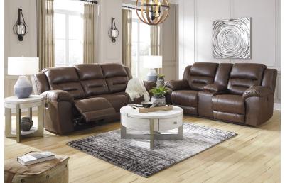 Stoneland sofa and loveseat set at Superior Rent To Own.