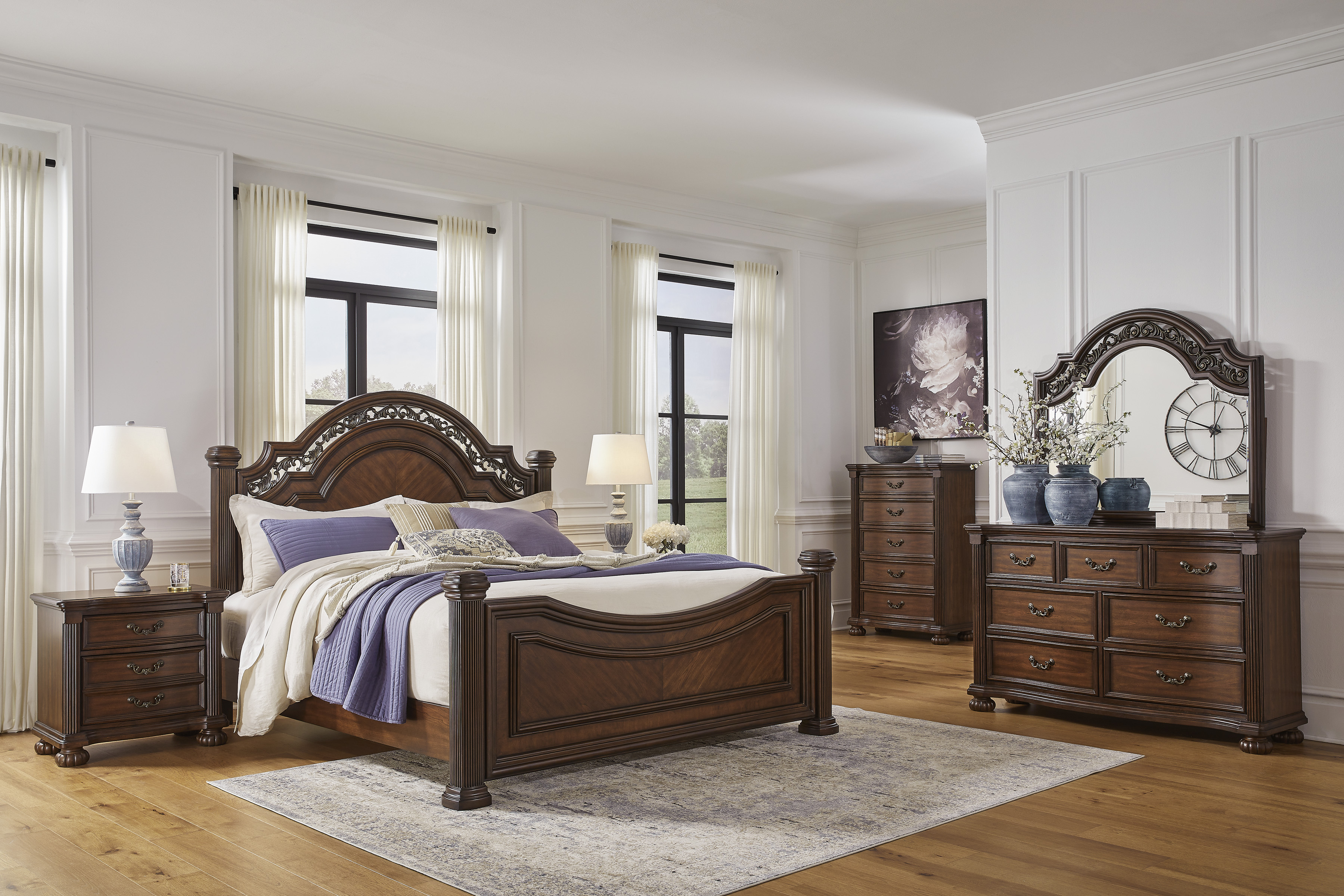 Queen bedset at Superior Rent To Own.