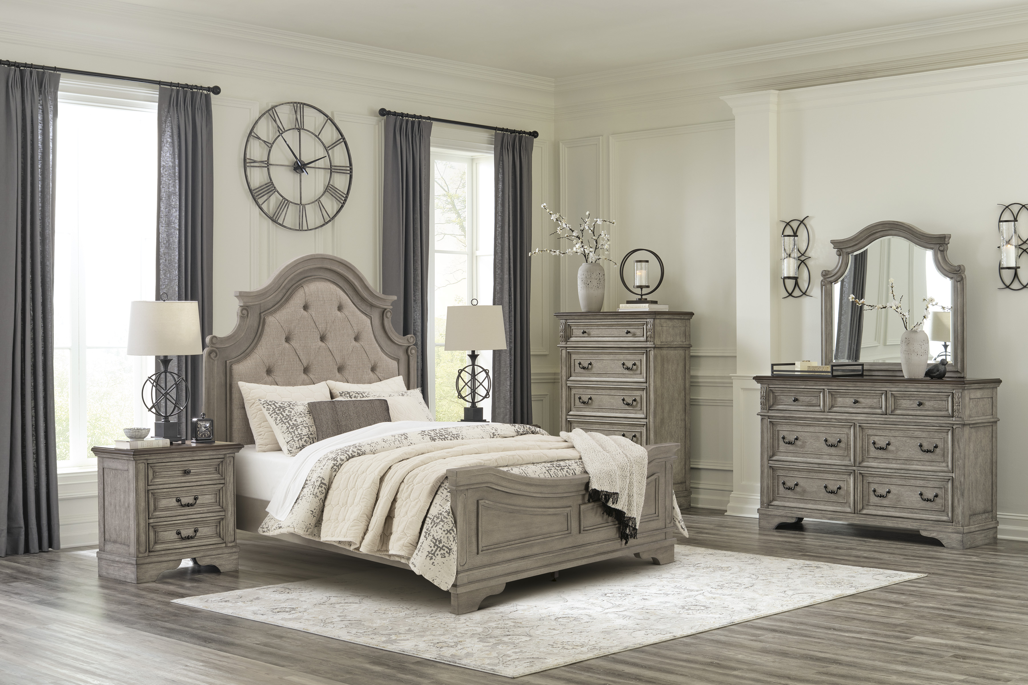 Queen bedset at Superior Rent To Own.