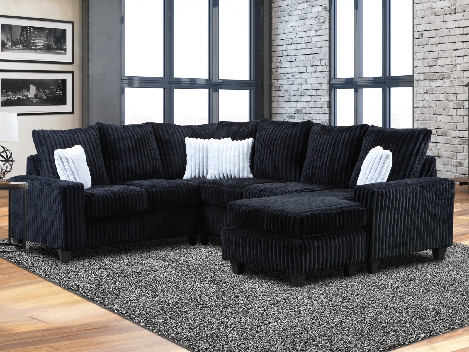Leather Sectional at Superior Rent To Own.